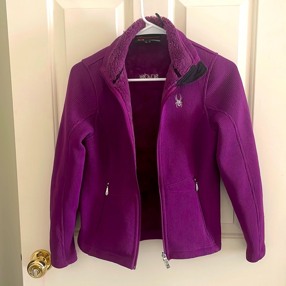 Spyder core sweater (pre owned) cold weather full zip jacket